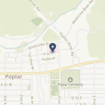 Poplar Community Hospital on map