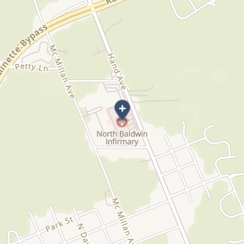North Baldwin Infirmary on map