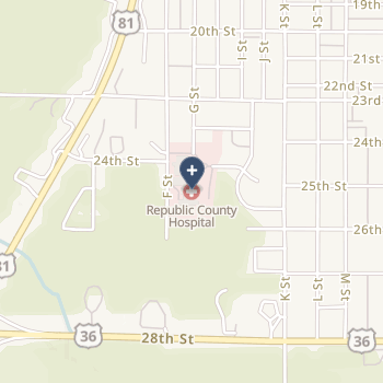 Republic County Hospital on map