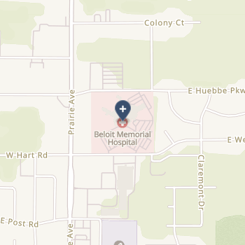 Beloit Memorial Hospital on map