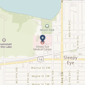 Sleepy Eye Municipal Hospital on map