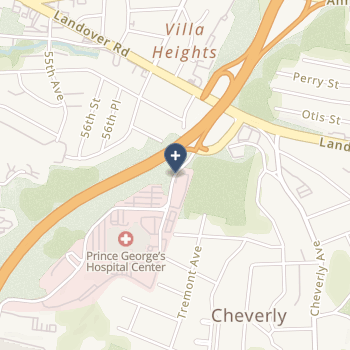 University Of Md Prince George's Hospital Ctr on map