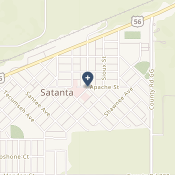 Satanta District Hospital on map