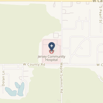 Jersey Community Hospital on map