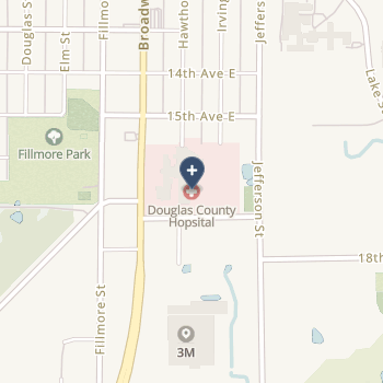 Douglas County Hospital on map
