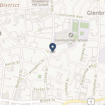 Stamford Hospital on map
