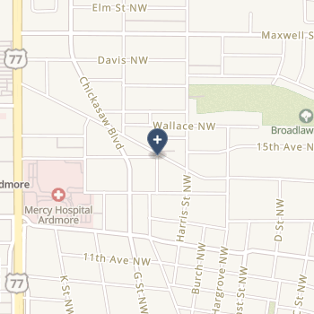 Mercy Hospital Healdton, Inc on map