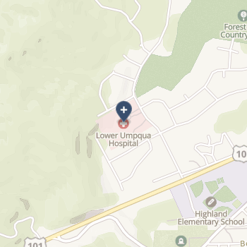 Lower Umpqua Hospital District on map