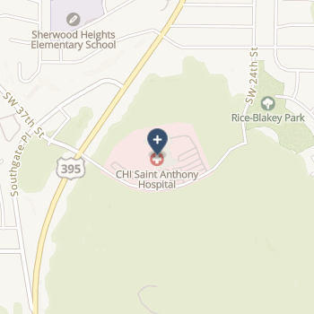 St Anthony Hospital on map