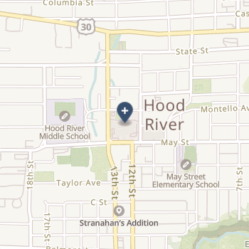 Providence Hood River Memorial Hospital on map