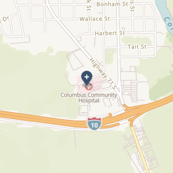 Columbus Community Hospital on map