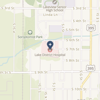 Lake District Hospital on map