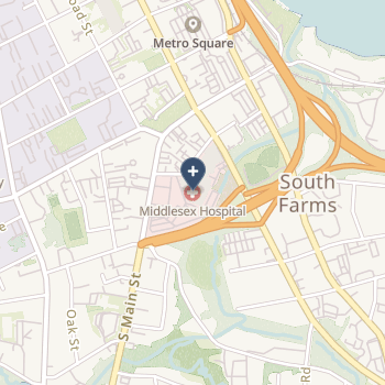 Middlesex Hospital on map