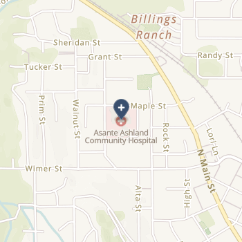 Asante Ashland Community Hospital on map