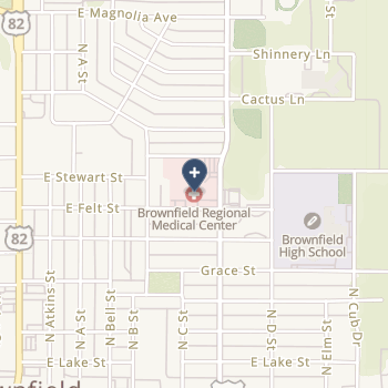 Brownfield Regional Medical Center on map