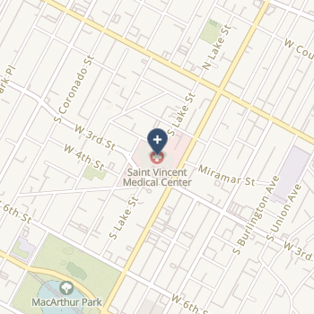 Saint Vincent Medical Center on map