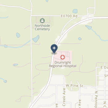 Drumright Regional Hospital on map