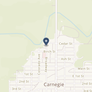 Carnegie Tri-County Municipal Hospital on map