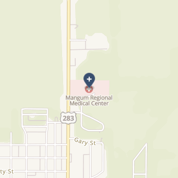Mangum Regional Medical Center on map