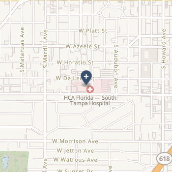 Memorial Hospital Of Tampa on map