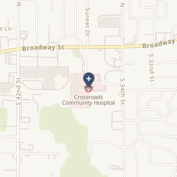Crossroads Community Hospital on map