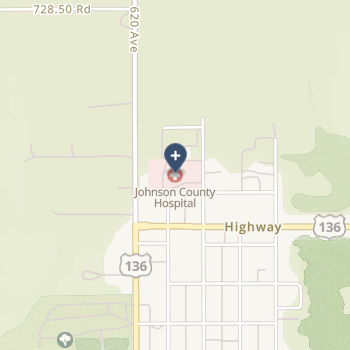 Johnson County Hospital on map