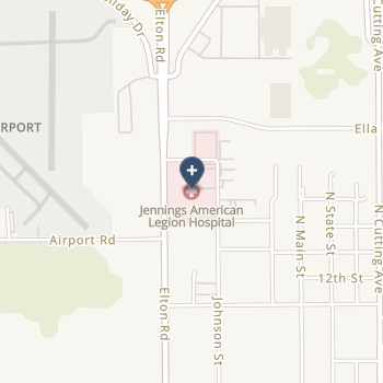 Jennings American Legion Hospital on map