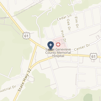 Ste Genevieve County Memorial Hospital on map