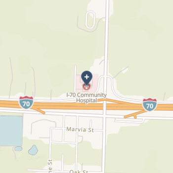 I-70 Community Hospital on map