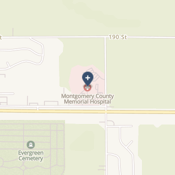 Montgomery County Memorial Hospital on map