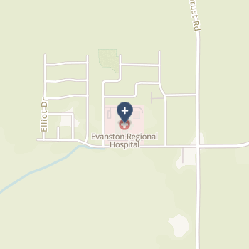 Evanston Regional Hospital on map