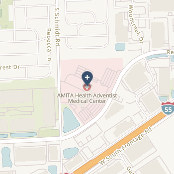 Adventist Bolingbrook Hospital on map