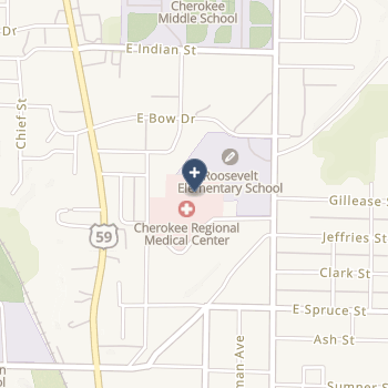 Cherokee Regional Medical Center on map