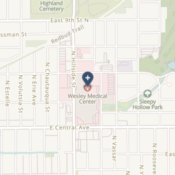 Wesley Medical Center on map
