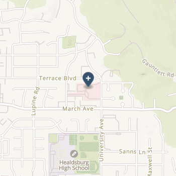 Healdsburg District Hospital on map