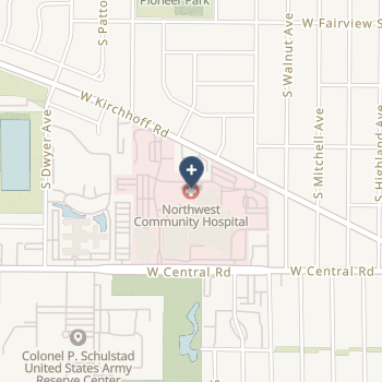 Northwest Community Hospital 1 on map