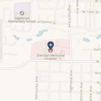 Sheridan Memorial Hospital on map