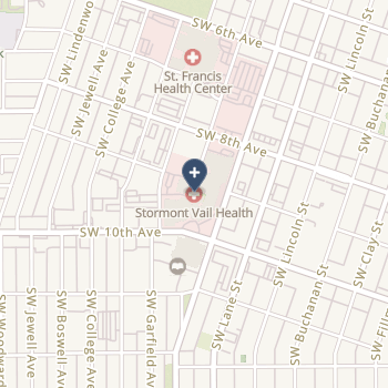 Stormont Vail Hospital on map