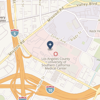 Lac+usc Medical Center on map
