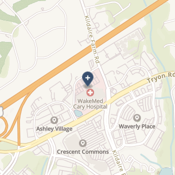Wakemed, Cary Hospital on map