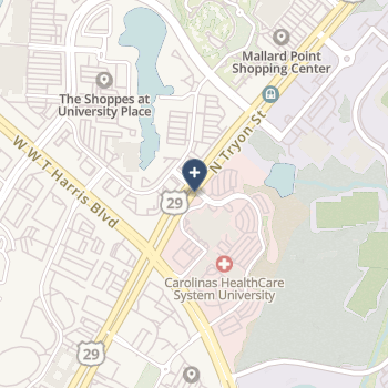 Carolinas Med Ctr-University on map