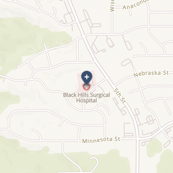 Black Hills Surgical Hospital Llp on map