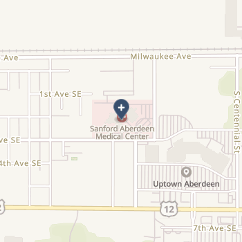 Sanford Aberdeen Medical Center on map