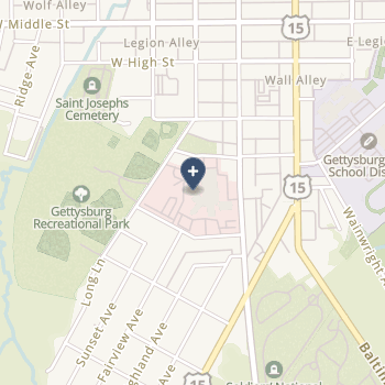 Gettysburg Hospital on map