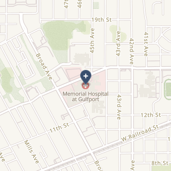Memorial Hospital At Gulfport on map