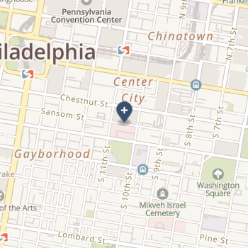 Thomas Jefferson University Hospital on map