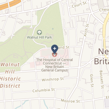 Hospital Of Central Connecticut, The on map