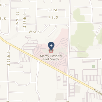 Mercy Hospital Fort Smith on map