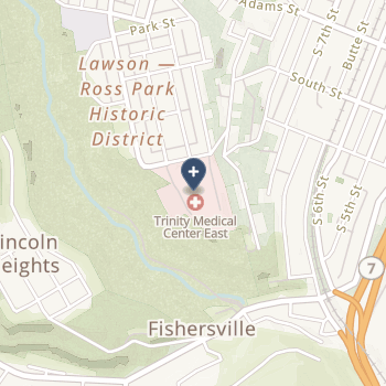 Trinity Medical Ctr East &Trinity Medical Ctr West on map