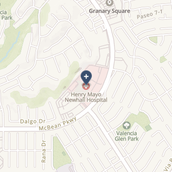 Henry Mayo Newhall Hospital on map